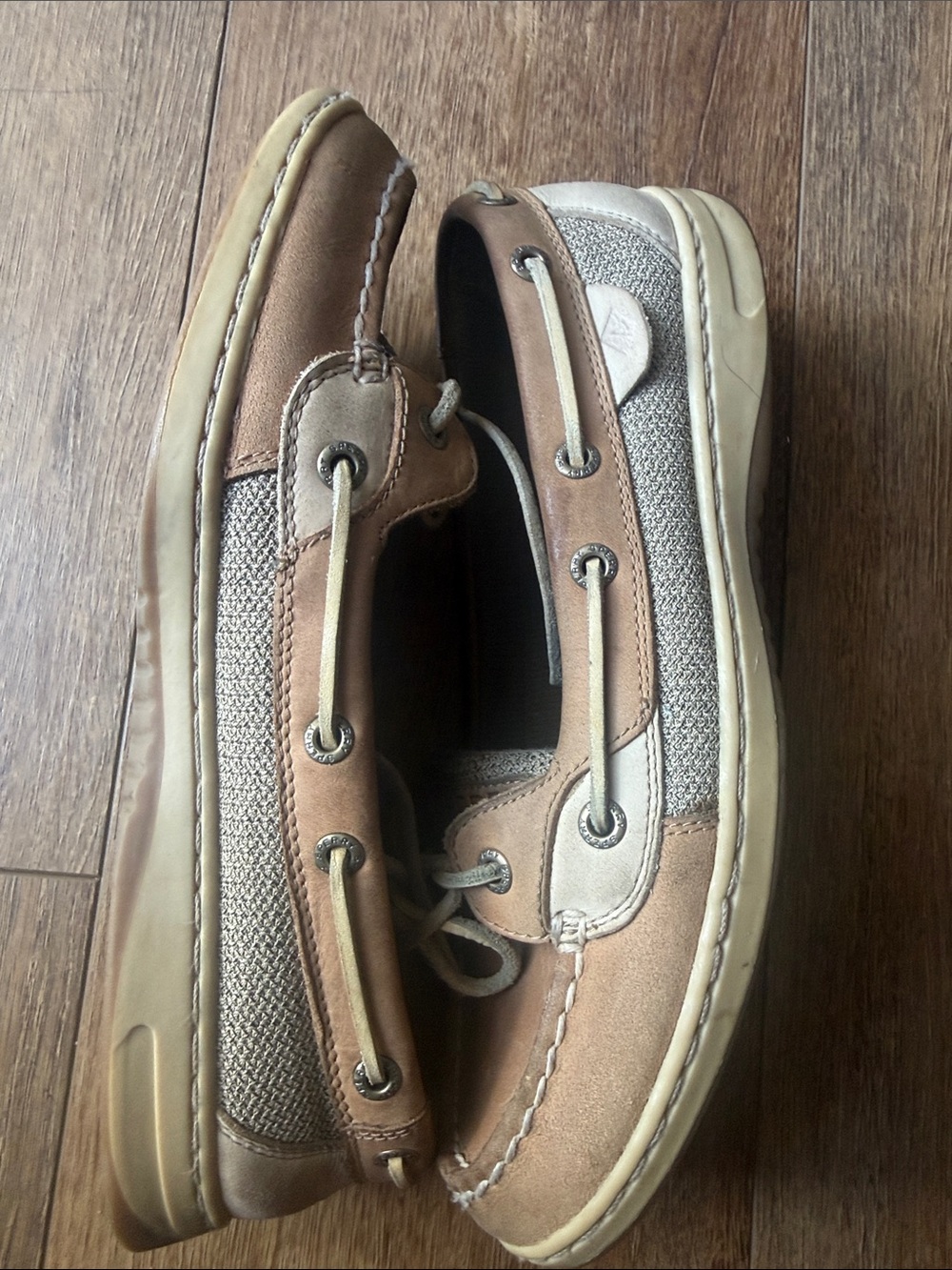 Sperry Classic Tan Leather Lace-Up Boat Shoes. Size 8.5 - Picture 3 of 8